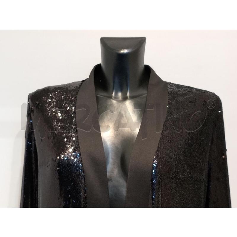 SPOLVERINO DONNA SIMONA CORSELLINI NERO LUNGO PAILLETTES | Mercatino dell'Usato Moncalieri bengasi 3
