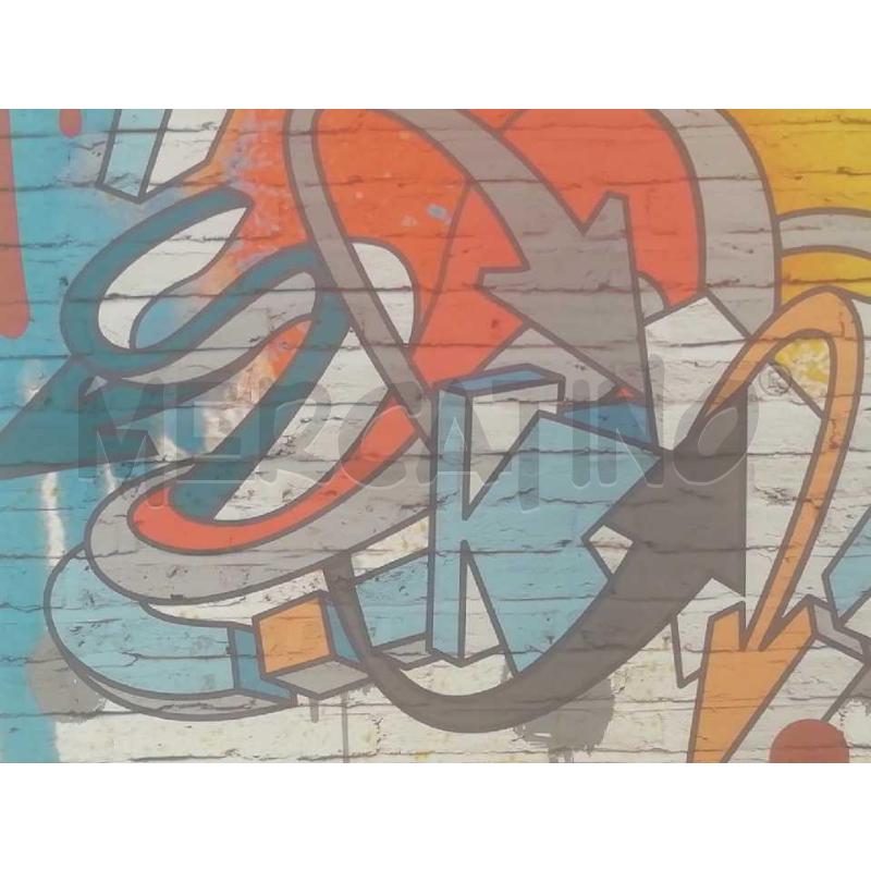 STAMPA S/TELA ARREDAMENTO GRAFFITI SIMIL MURO  | Mercatino dell'Usato Moncalieri bengasi 4