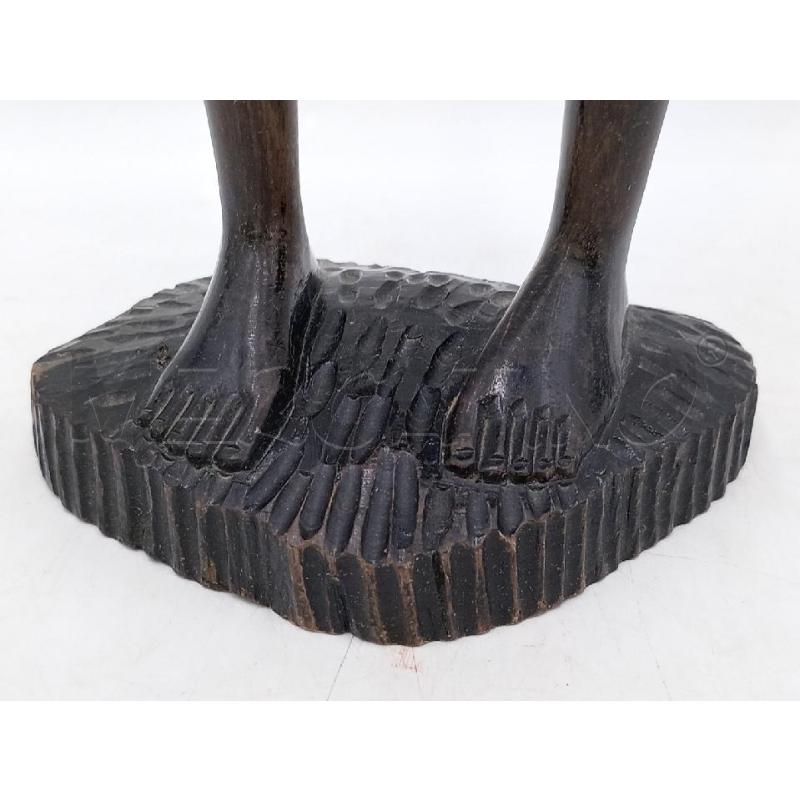 STATUA AFRICANA ALTA CM 50 PIATTO IN TESTA | Mercatino dell'Usato Moncalieri bengasi 4