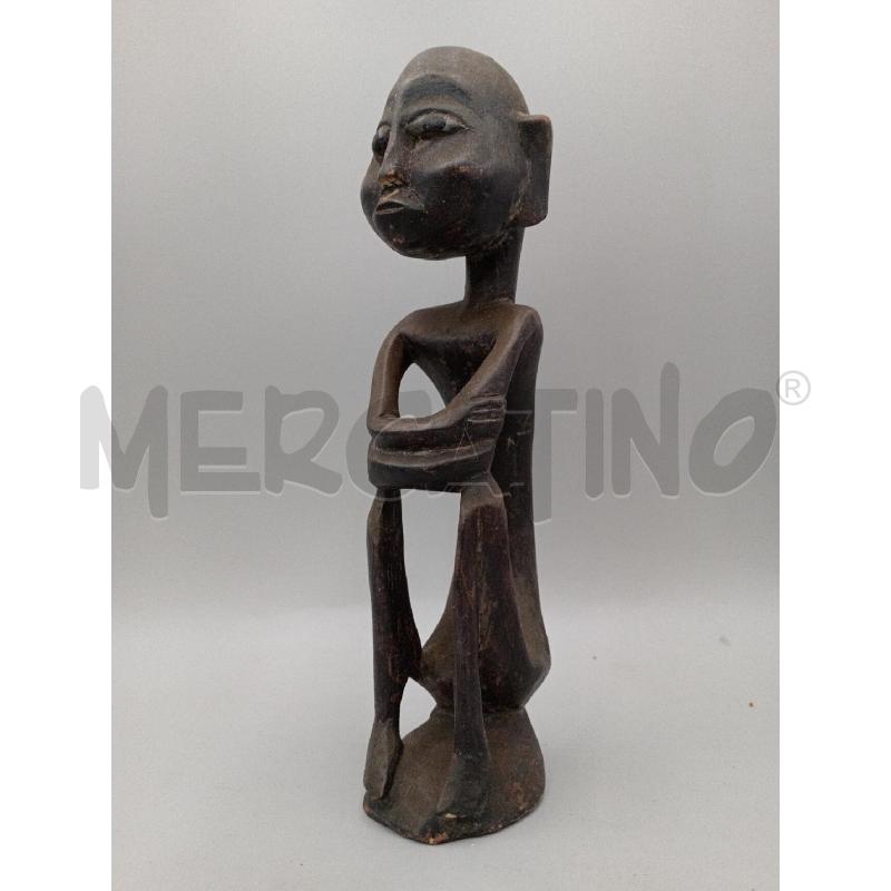 STATUA AFRICANA LEGNO ANGOLANA CM 30 | Mercatino dell'Usato Moncalieri bengasi 1