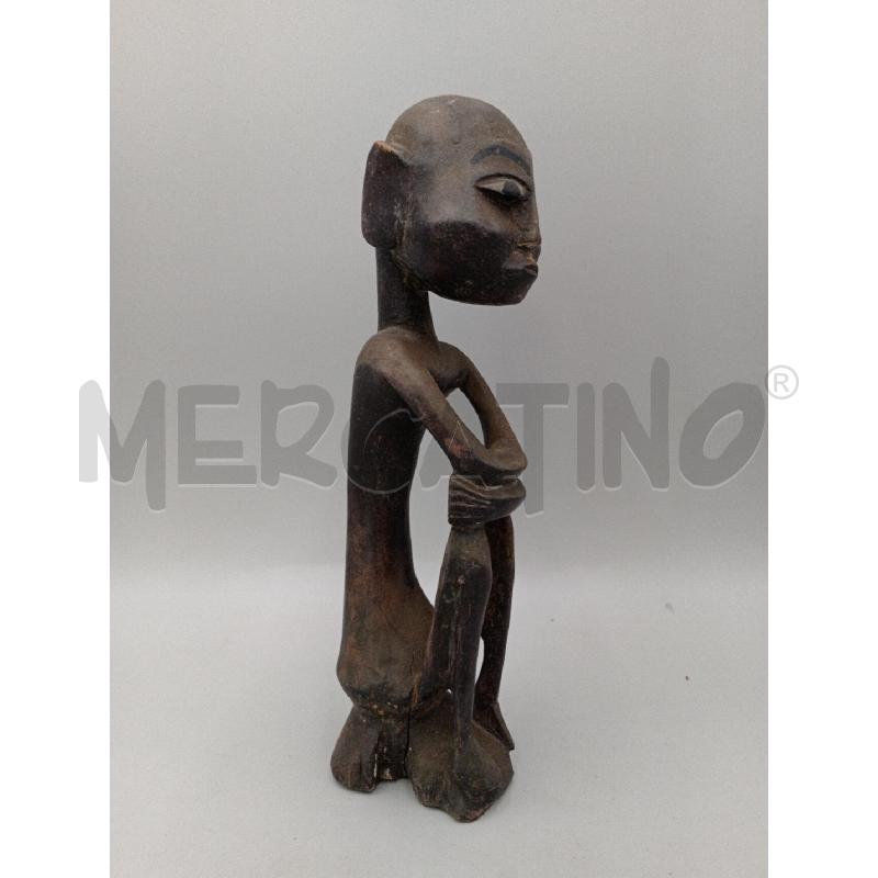 STATUA AFRICANA LEGNO ANGOLANA CM 30 | Mercatino dell'Usato Moncalieri bengasi 2