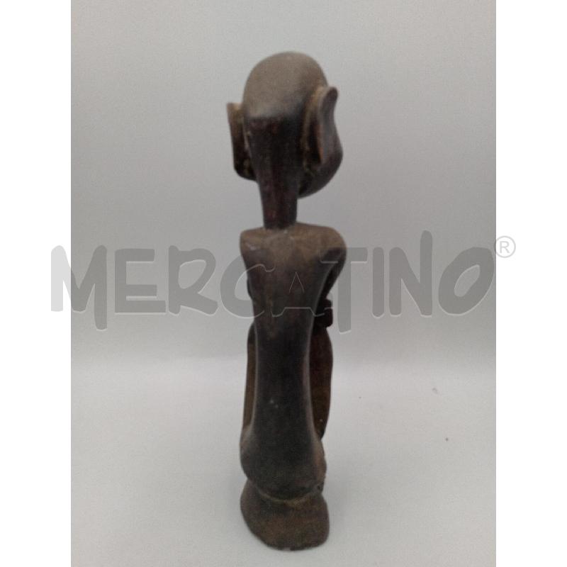 STATUA AFRICANA LEGNO ANGOLANA CM 30 | Mercatino dell'Usato Moncalieri bengasi 4