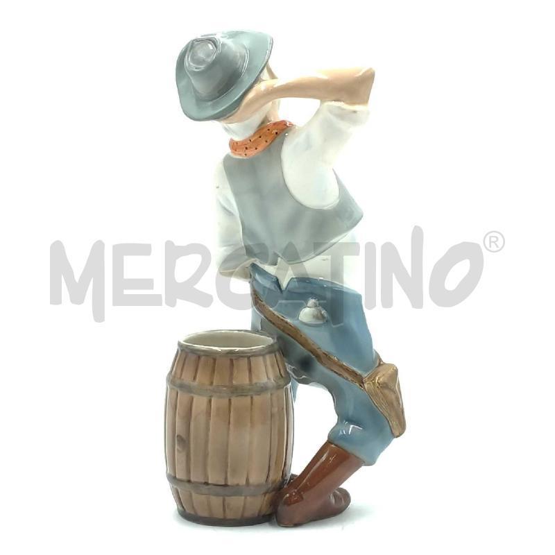 STATUA ANZIANO CON BOTTE VIBI EP. LENCI H.29 CM | Mercatino dell'Usato Moncalieri bengasi 2