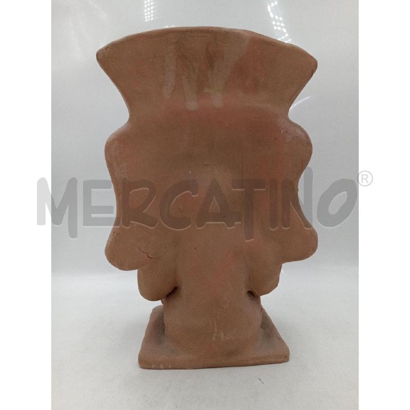 STATUA ATZECA TERRACOTTA GRANDE H.30 | Mercatino dell'Usato Moncalieri bengasi 3