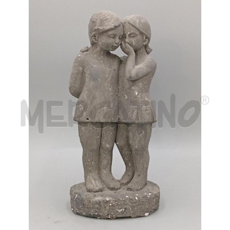 STATUA BIMBI GESSO CM 32 | Mercatino dell'Usato Moncalieri bengasi 1