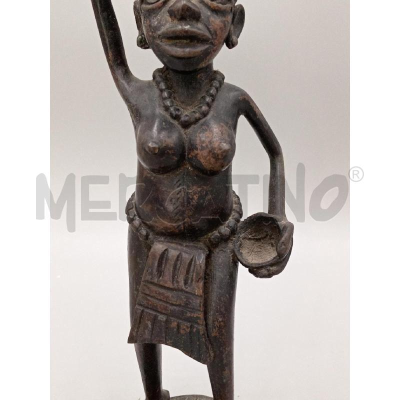STATUA BRONZATA ETNICA CM 32 | Mercatino dell'Usato Moncalieri bengasi 3