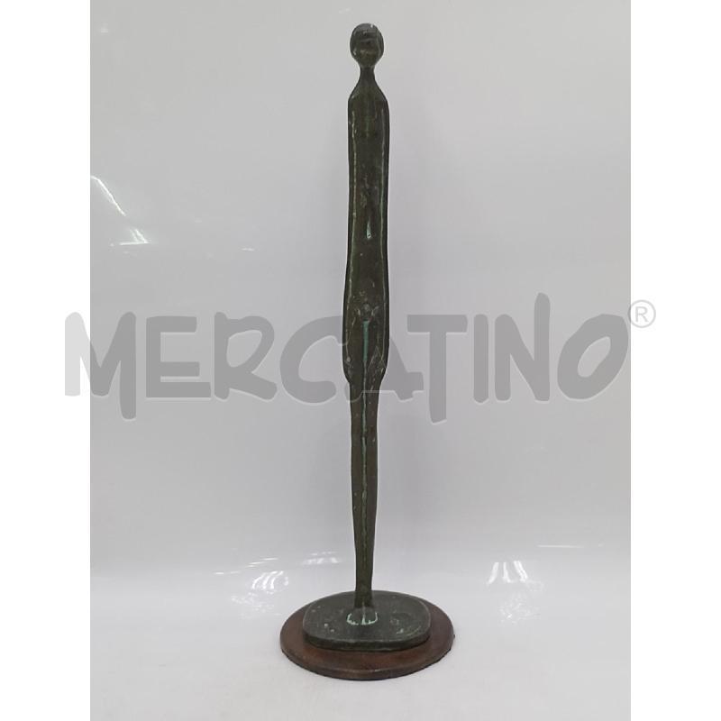 STATUA BRONZO L'OMBRA DELLA SERA H.38 | Mercatino dell'Usato Moncalieri bengasi 1