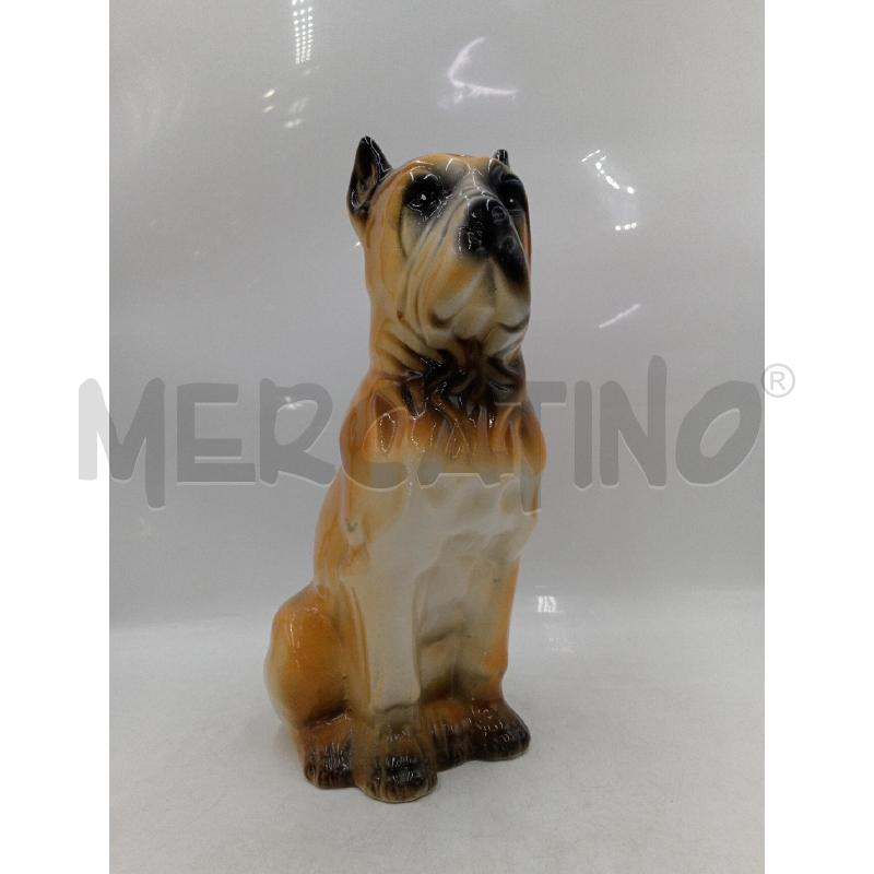 STATUA CANE CERAMICA BULLDOG H.30 | Mercatino dell'Usato Moncalieri bengasi 1