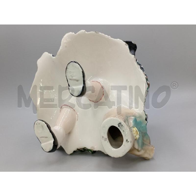 STATUA CERAMICA ESSEVI BIMBA C/PECORELLA C/ALCUNE SBECCATURE VISIBILI | Mercatino dell'Usato Moncalieri bengasi 5