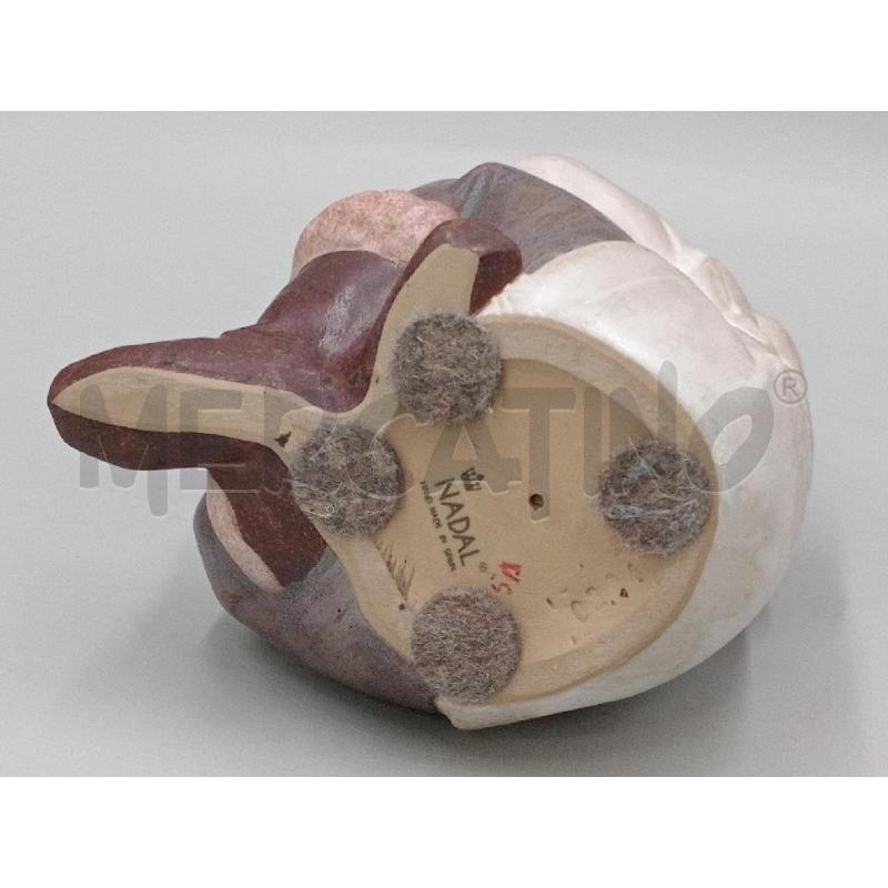 STATUA CERAMICA NADAL MADE IN SPAIN BAMBINO SEDUTO DORMIENTE  | Mercatino dell'Usato Moncalieri bengasi 4