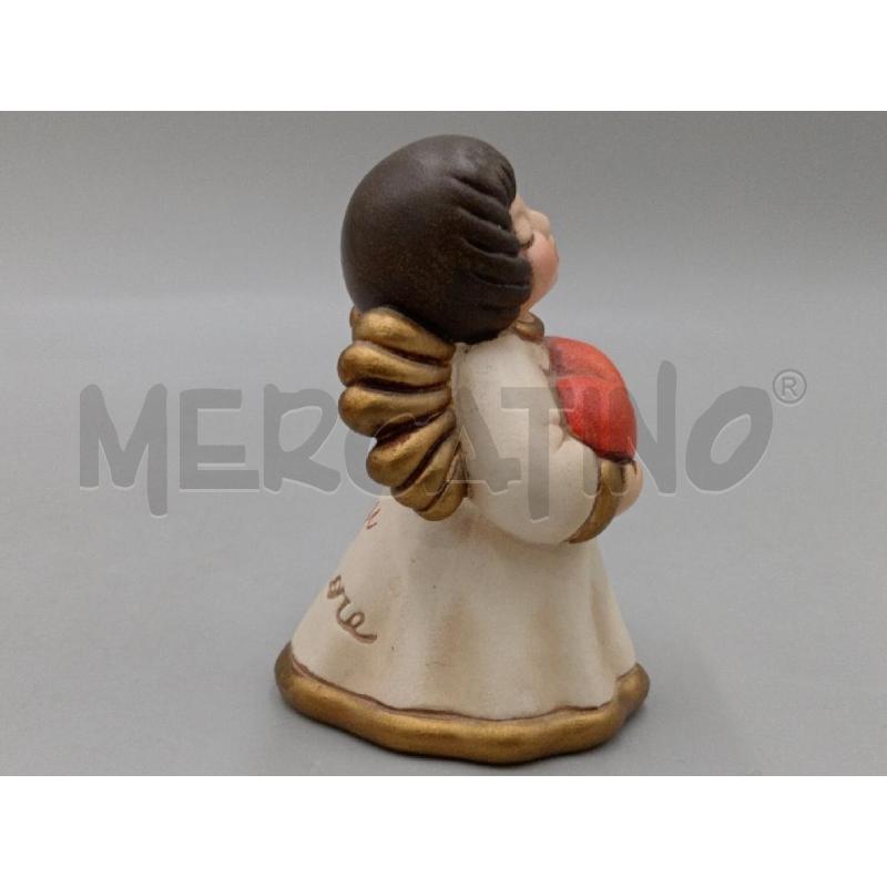 STATUA CERAMICA THUN ANGIOLETTO C/CUORE ROSSO  | Mercatino dell'Usato Moncalieri bengasi 2