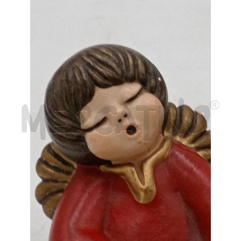 STATUA CERAMICA THUN BOZEN VESTITO ROSSO PORTA CANDELA  | Mercatino dell'Usato Moncalieri bengasi 5