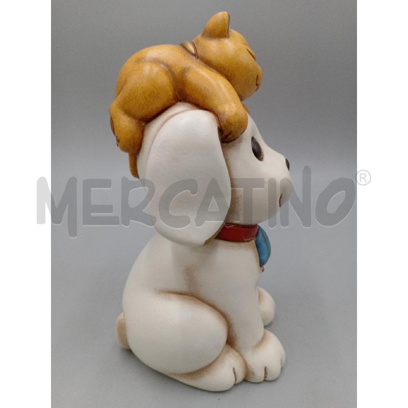 STATUA CERAMICA THUN CLUB 2019 CAGNOLINO C/GATTINO GIALLO | Mercatino dell'Usato Moncalieri bengasi 4
