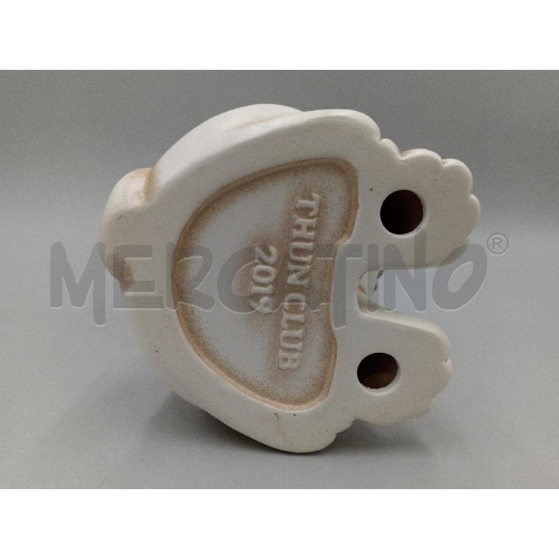 STATUA CERAMICA THUN CLUB 2019 CAGNOLINO C/GATTINO GIALLO | Mercatino dell'Usato Moncalieri bengasi 5