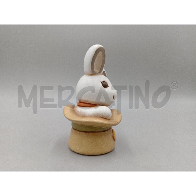 STATUA CERAMICA THUN CONIGLIETTO CHE ESCE DAL CAPPELLO | Mercatino dell'Usato Moncalieri bengasi 2