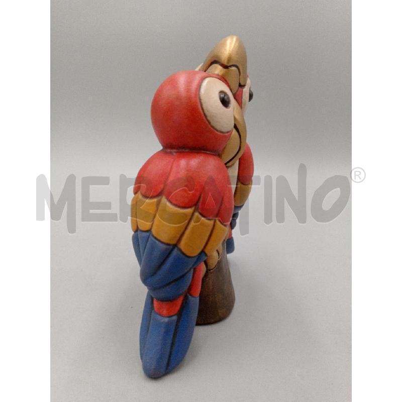 STATUA CERAMICA THUN PAPPAGALLI ROSSI INNAMORATI | Mercatino dell'Usato Moncalieri bengasi 4