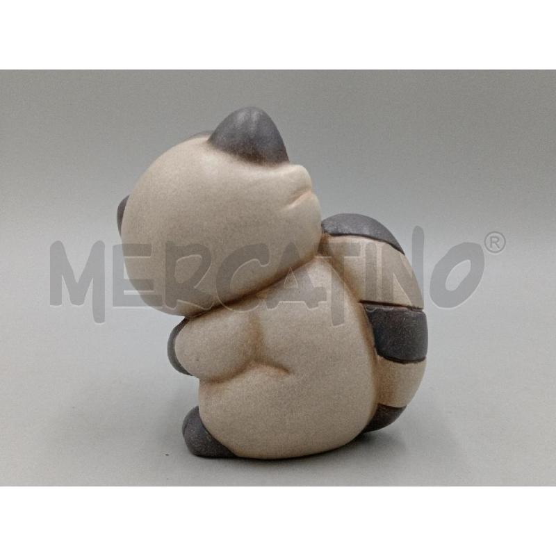 STATUA CERAMICA THUN PROCIONE C/QUADRIFOGLIO  | Mercatino dell'Usato Moncalieri bengasi 3