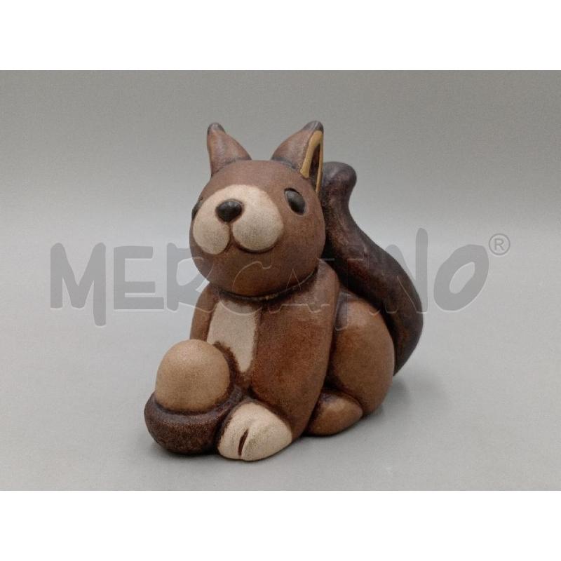 STATUA CERAMICA THUN SCOIATTOLO C/GHIANDA  | Mercatino dell'Usato Moncalieri bengasi 1