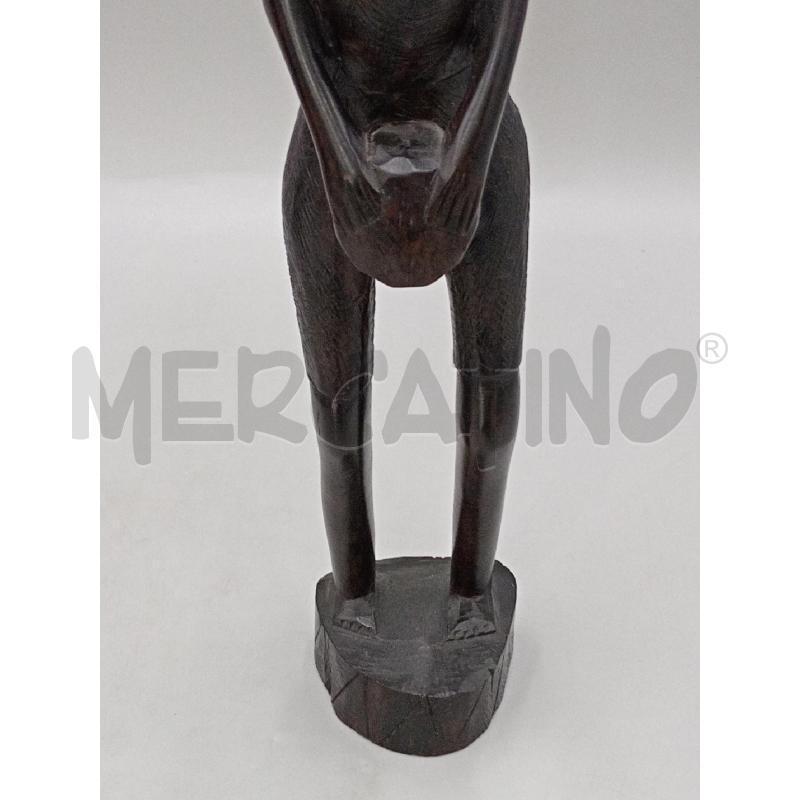 STATUA CONGOLESE SUONATORE PERCUSSIONE CM 35 | Mercatino dell'Usato Moncalieri bengasi 5