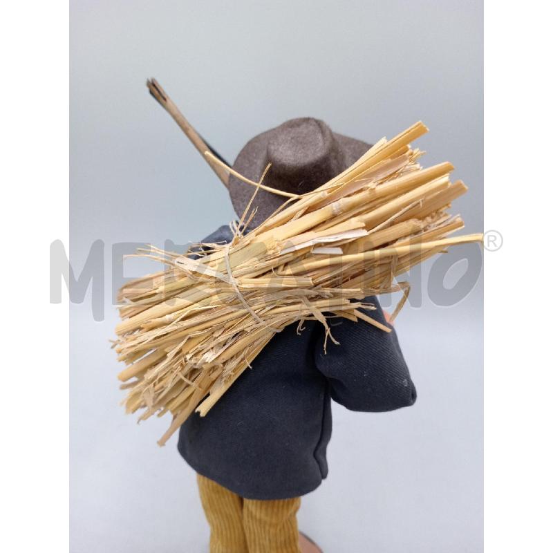 STATUA CONTADINO SANTON  TERRACOTTA FIRMATA MARICNACCI PROVENZA CM 26 | Mercatino dell'Usato Moncalieri bengasi 5