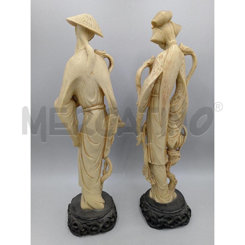 STATUA COPPIA CINESI RESINA | Mercatino dell'Usato Moncalieri bengasi 4