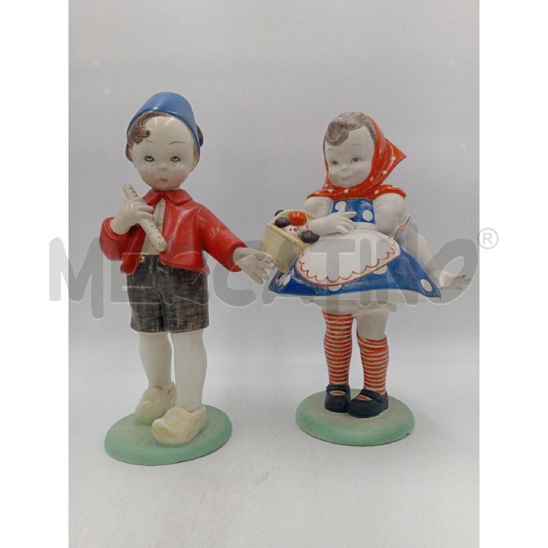 STATUA COPPIA LENCI CICCIO E NINA DA RESTAURARE | Mercatino dell'Usato Moncalieri bengasi 1