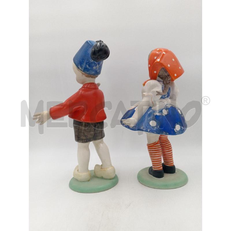 STATUA COPPIA LENCI CICCIO E NINA DA RESTAURARE | Mercatino dell'Usato Moncalieri bengasi 2