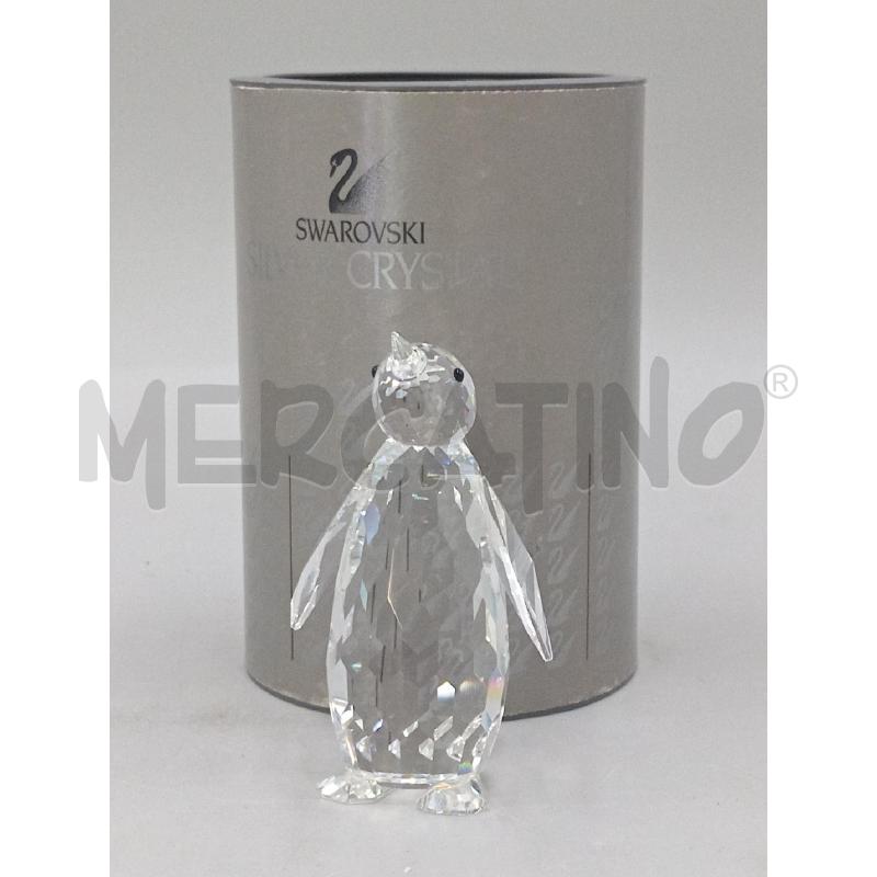 STATUA CRISTALLO SWAROVSKI PINGUINO GRANDE C/SCATOLA ACC C  | Mercatino dell'Usato Moncalieri bengasi 1