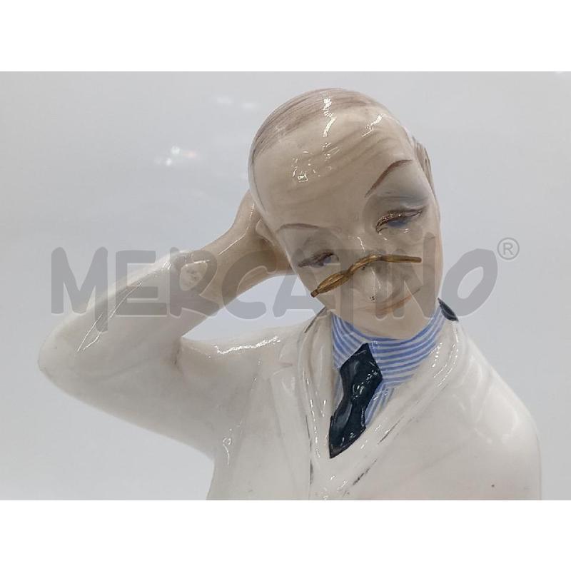 STATUA DOTTORE VIBI CERAMICA H.34 | Mercatino dell'Usato Moncalieri bengasi 3