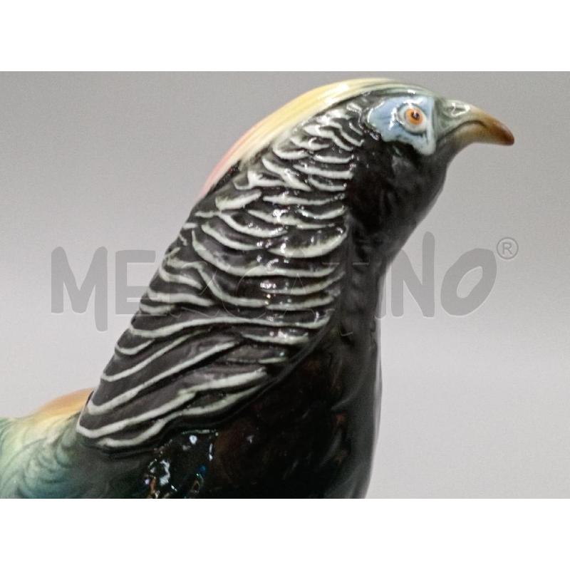 STATUA FAGIANO PORCELLANA MANIFATTURA KARL ENS MADE IN GERMANY ALTEZZA 31 CM  | Mercatino dell'Usato Moncalieri bengasi 2