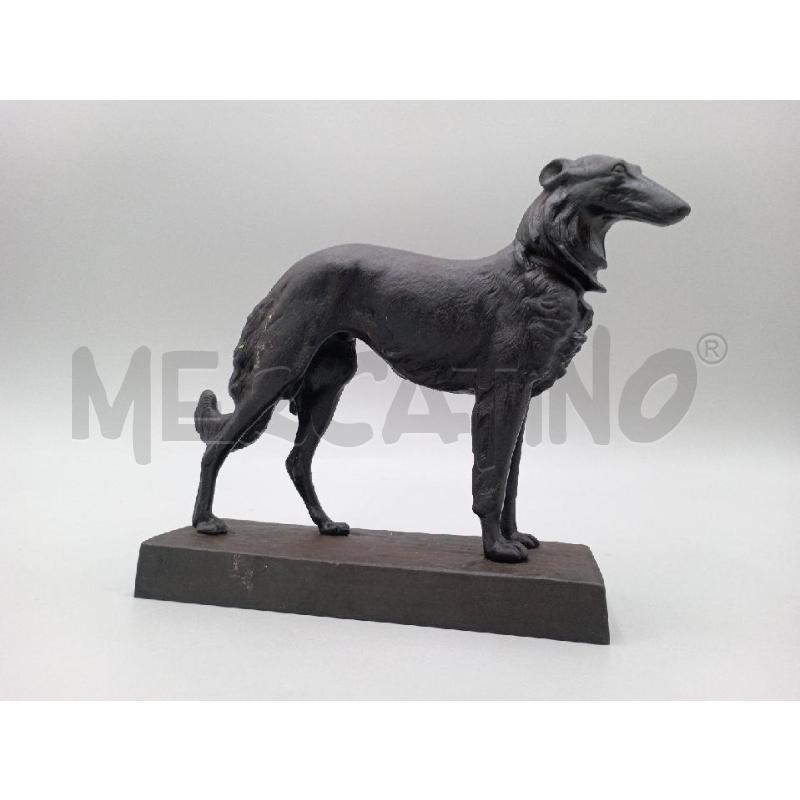 STATUA GHISA LEVRIERO CCCP ANNI 70 CM 20 X 18 | Mercatino dell'Usato Moncalieri bengasi 1