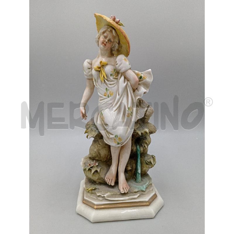 STATUA GINO PEZZATO DAMA CON CAPPELLO CM 27 | Mercatino dell'Usato Moncalieri bengasi 1