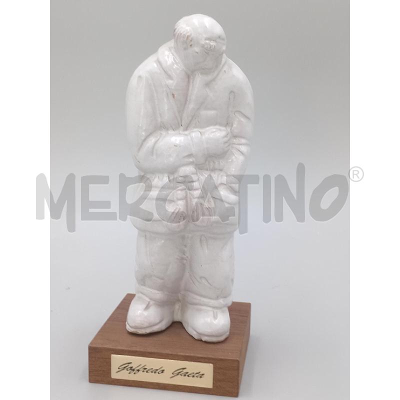 STATUA IL PAZIENTE GOFFREDO GAETA CM 22 | Mercatino dell'Usato Moncalieri bengasi 1