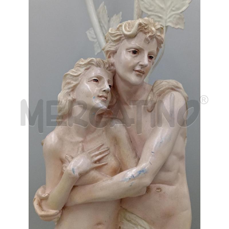STATUA LAMPADA DA TAVOLO AMANTI | Mercatino dell'Usato Moncalieri bengasi 2