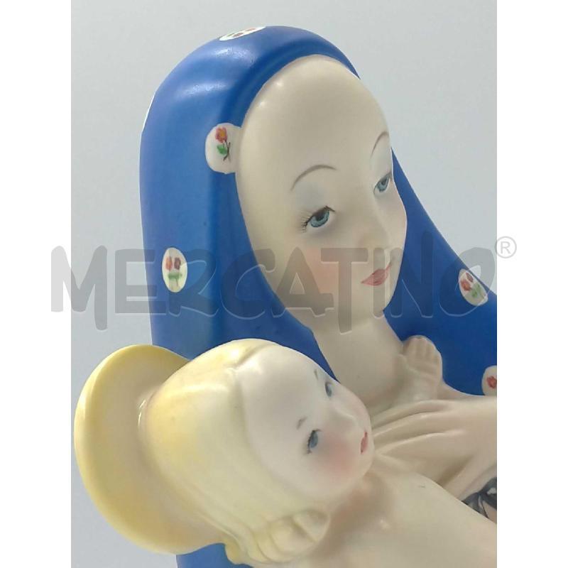 STATUA LENCI MADONNA DEI BAMBINI MANTO BLU | Mercatino dell'Usato Moncalieri bengasi 2