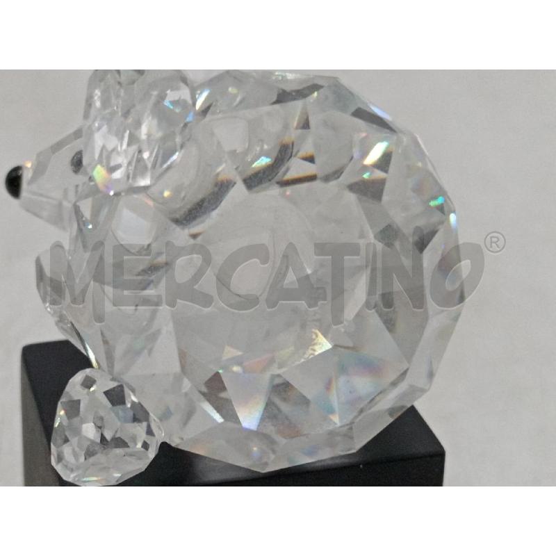 STATUA ORSETTO CRISTALLO SWAROVSKI SEDUTO  | Mercatino dell'Usato Moncalieri bengasi 5