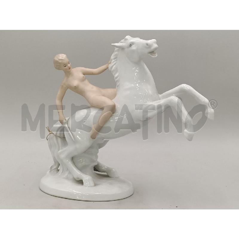 STATUA PORCELLANA W RESTAURATA H. 25 | Mercatino dell'Usato Moncalieri bengasi 1