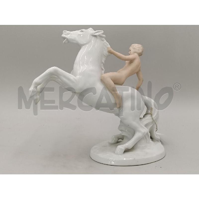 STATUA PORCELLANA W RESTAURATA H. 25 | Mercatino dell'Usato Moncalieri bengasi 3