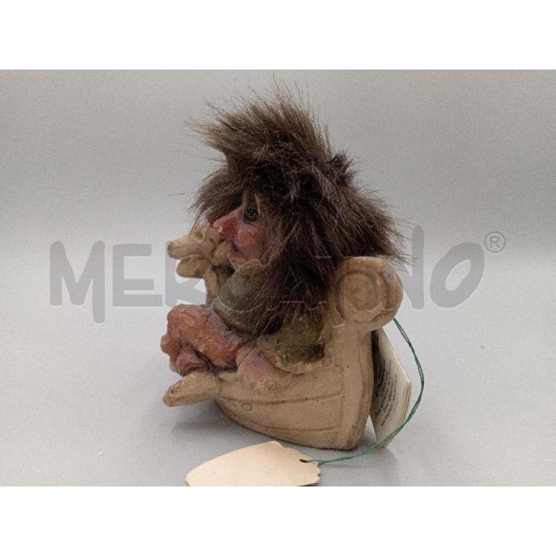STATUA RESINA FOSSE TROLL COPPIA C/BARCHETTA  | Mercatino dell'Usato Moncalieri bengasi 4