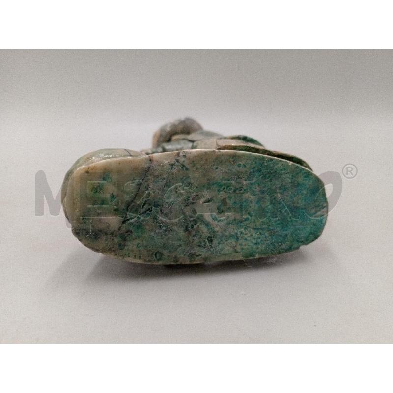 STATUA RESINA SIMIL MINERALE PERSONAGGIO C/CAGNOLINO  | Mercatino dell'Usato Moncalieri bengasi 5
