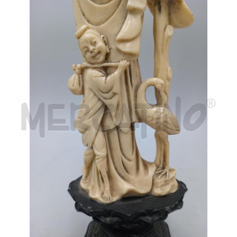 STATUA SAGGIO CINESE RESINA | Mercatino dell'Usato Moncalieri bengasi 3