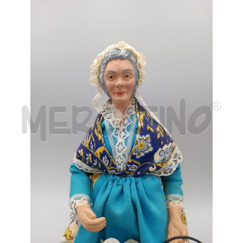STATUA SANTON PROVENZALE CONTADINA CON SECCHIO CM 27 | Mercatino dell'Usato Moncalieri bengasi 3
