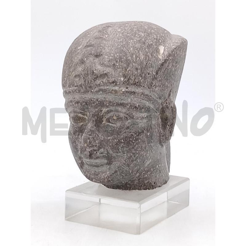 STATUA TESTA FARAONE PIETRA GRANITICA | Mercatino dell'Usato Moncalieri bengasi 1