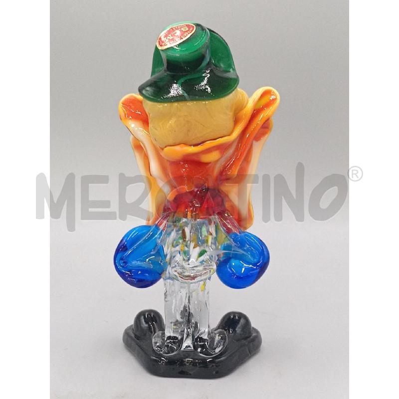 STATUA VETRO STILE MURANO CLOWN MULTICOLORE | Mercatino dell'Usato Moncalieri bengasi 3