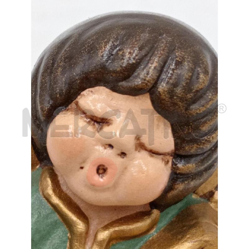 STATUETTA CERAMICA THUN ANGIOLETTO BOZEN VESTINO VERDE  | Mercatino dell'Usato Moncalieri bengasi 3