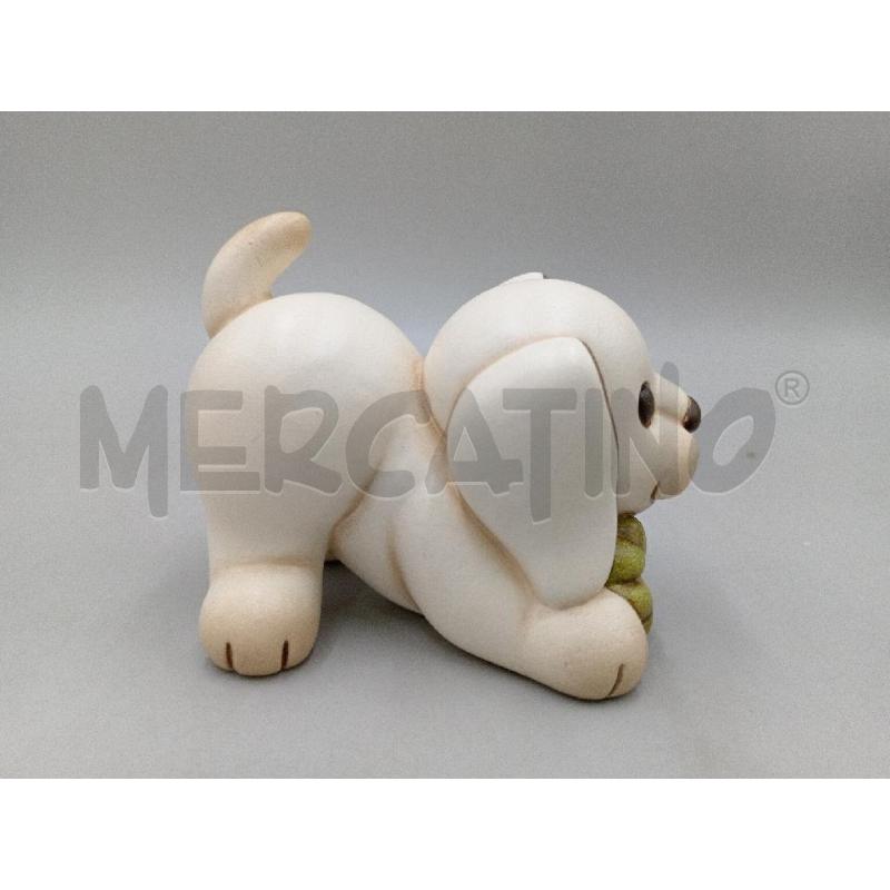 STATUETTA CERAMICA THUN CAGNOLINO C/PORTA FORTUNA QUADRIFOGLIO  | Mercatino dell'Usato Moncalieri bengasi 2