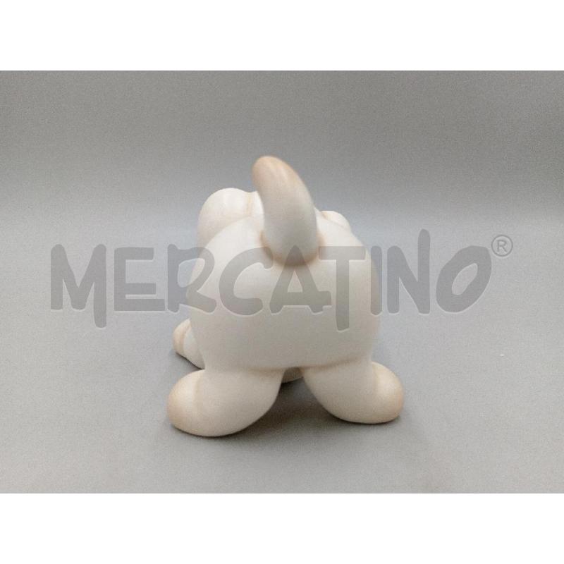 STATUETTA CERAMICA THUN CAGNOLINO C/PORTA FORTUNA QUADRIFOGLIO  | Mercatino dell'Usato Moncalieri bengasi 3