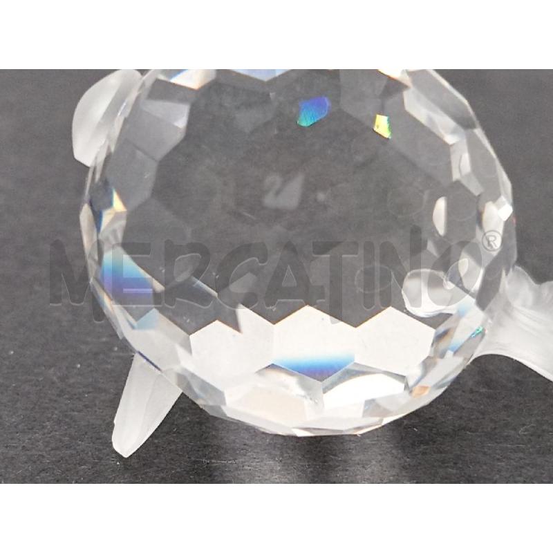 STATUETTA CRISTALLO SWAROVSKI PESCE PALLA  | Mercatino dell'Usato Moncalieri bengasi 3