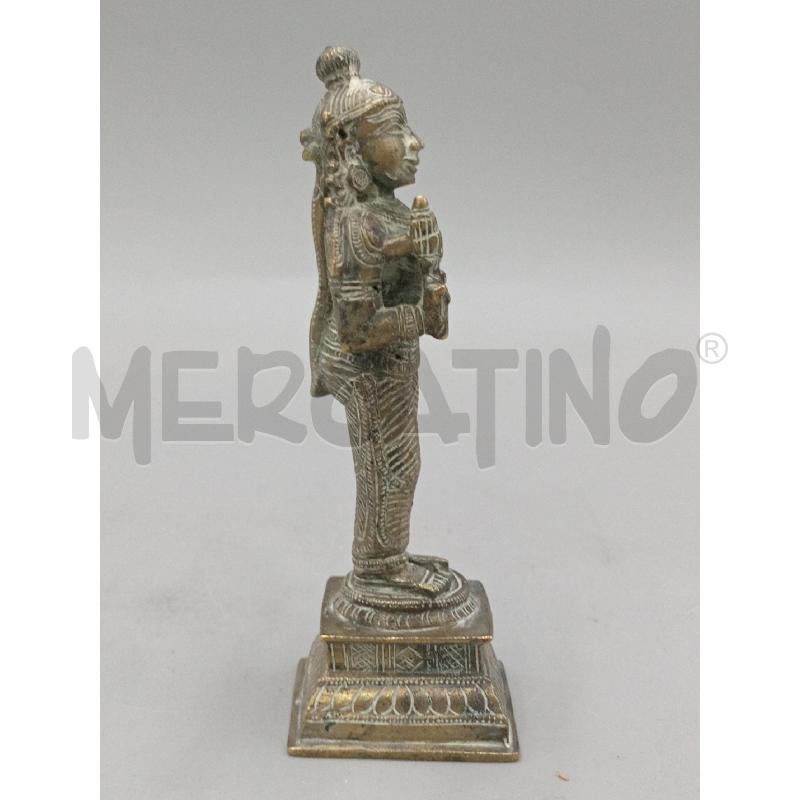 STATUETTA DIVINITA INDIANA METALLO C/BASETTA  | Mercatino dell'Usato Moncalieri bengasi 4
