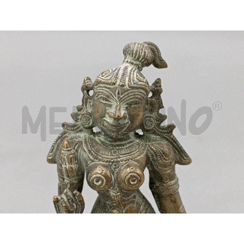 STATUETTA DIVINITA INDIANA METALLO C/BASETTA  | Mercatino dell'Usato Moncalieri bengasi 5